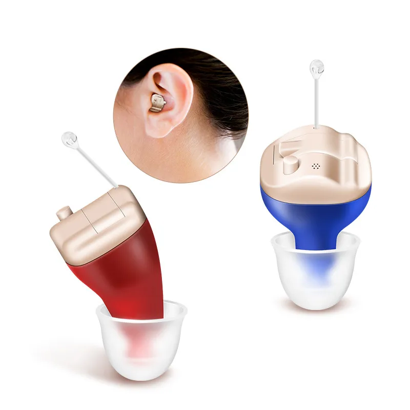 

2021 New Super Mini Hearing Aids Invisible Sound Amplifier For Deafness / Elderly Adjustable Micro Wireless Hearing Aid Dropship