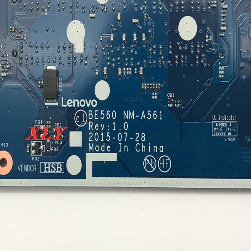

For Lenovo Thinkpad E560 E560C notebook motherboard BE560 NM-A561 mainboard CPU i7 6500U DDR3 100% test