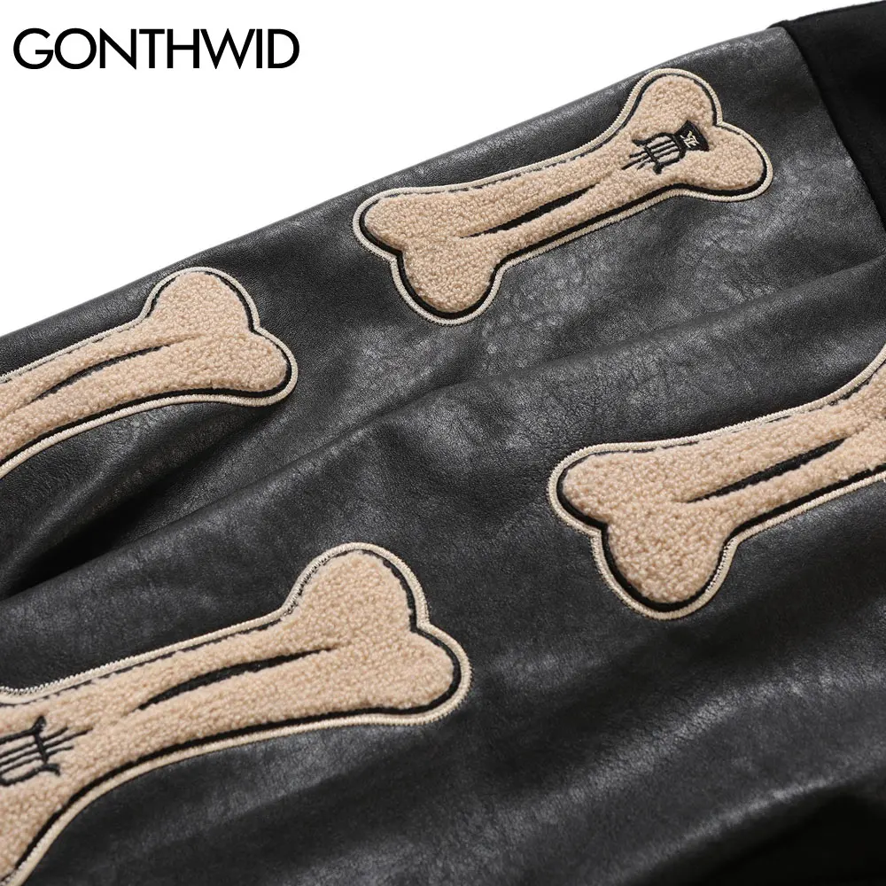 Куртка-бомбер мужская демисезонная с вышивкой в стиле хип-хоп | Мужская одежда