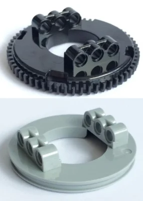 

Science and technology automobile building block MOC 18939 + 18938 building block parts rotating platform assembling toy