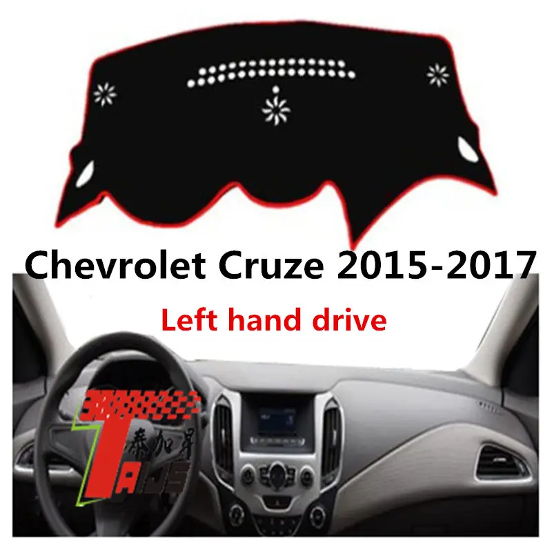 

Taijs крышка приборной панели автомобиля с левым рулем для Chevrolet Cruze 2015-2017, пылезащитный полиэфирный волокно, производство, неотражающий коври...