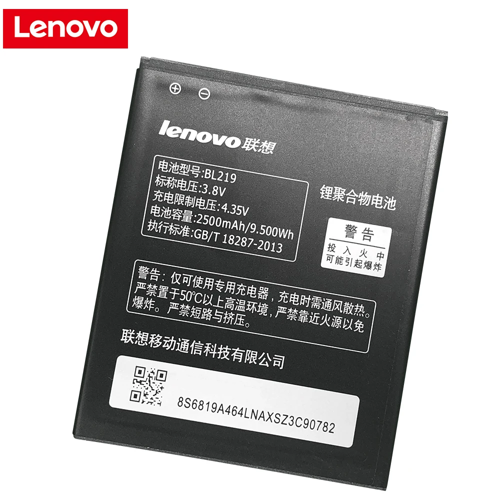 Оригинальный аккумулятор Lenovo BL219 для A880 A889 A890E A768T A916 S810T S856 Batterie Bateria Batterij Accumulator 2500mAh.