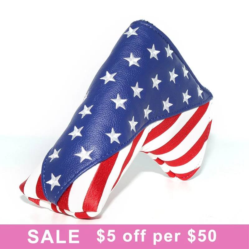 Крышка головки клюшки для гольфа флаг США амарика лезвие головные уборы чехол