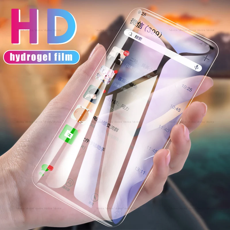 9D полное покрытие мягкая Гидрогелевая пленка для samsung Galaxy A10 A20 S A30 A40 A50 A60 A70 A80 A90 A10S