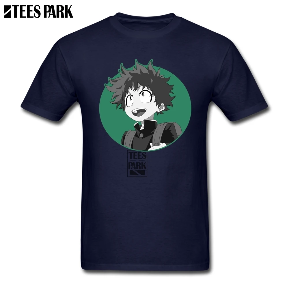 Футболка Izuku Midoriya мужские футболки для взрослых с круглым вырезом и короткими