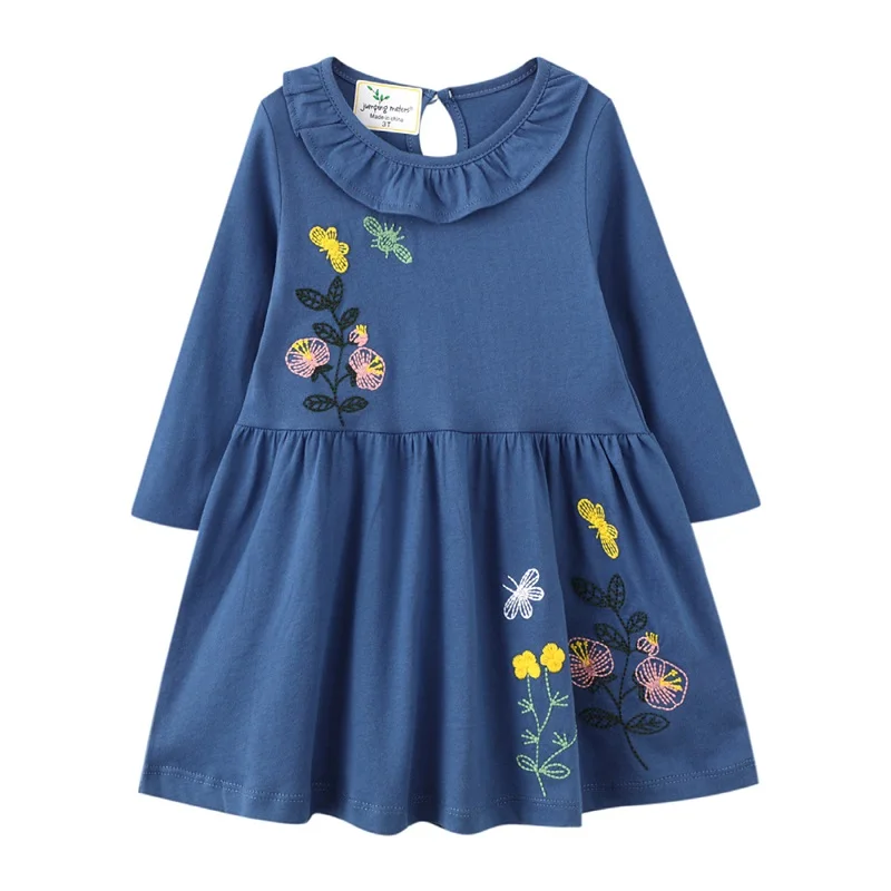 

Baby Girls Dresses for Autumn Long Sleeve Print Dress Kids Clothing