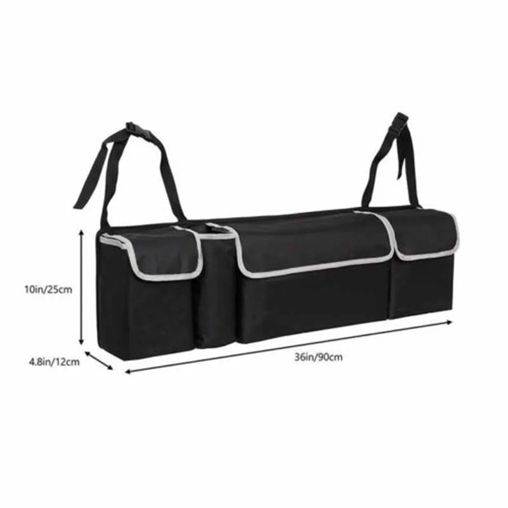 

Black High Capacity Multi-use Car Seat Back Organizers Bag Interior Accessories Organizers Storage Organizadores Zakjes