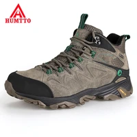 humtto hiking shoes waterproof sneakers for men leather trekking boots women camping hunting mountain tactical ankle boots mens