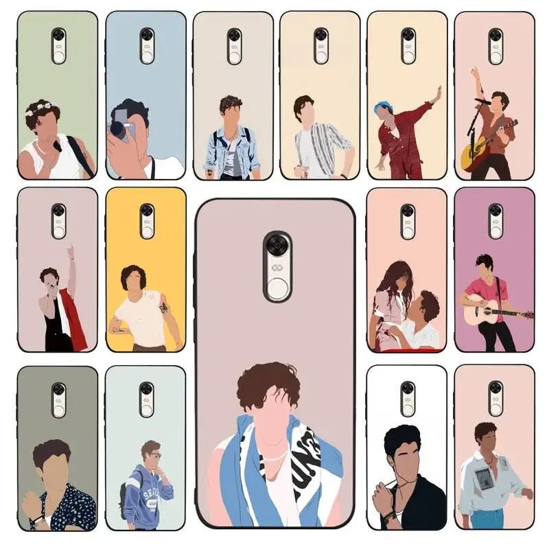 

MaiYaCa Shawn Mendes Phone Case for Redmi 5 6 7 8 9 A 5plus K20 4X 6 cover