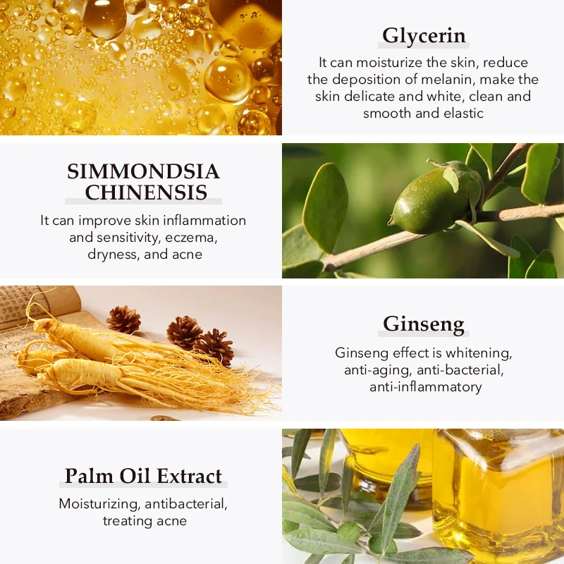 Daralis 1 шт. 100 г имбирного мыла ручной работы очищающее масло для лица увлажняющее