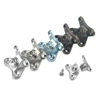 zinc alloy corner brackets angle code three in one connector furniture accessories