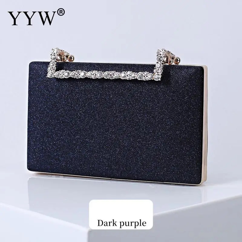 

Glitter Highclass Evening Clutch Bag Wedding Bridal Clutches Elegant Handbags Purses Shoulders Messenger Bag Women Bag Female