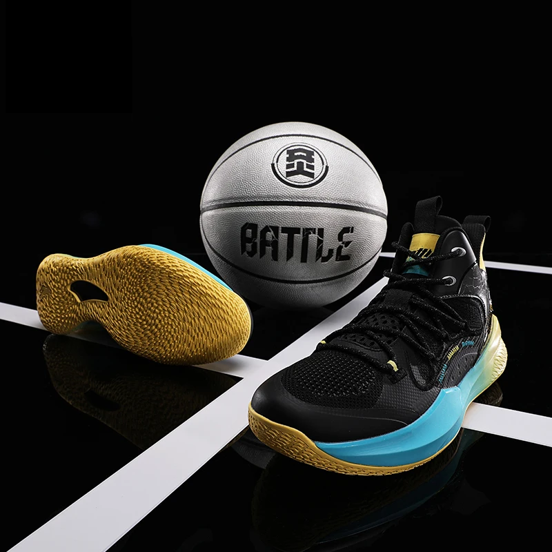 QIAODAN Basketball Shoes for Men 2023 Fashion Professional Non-Slip High Top Sports Shoes Fashion Gym Male Sneakers XM25210101