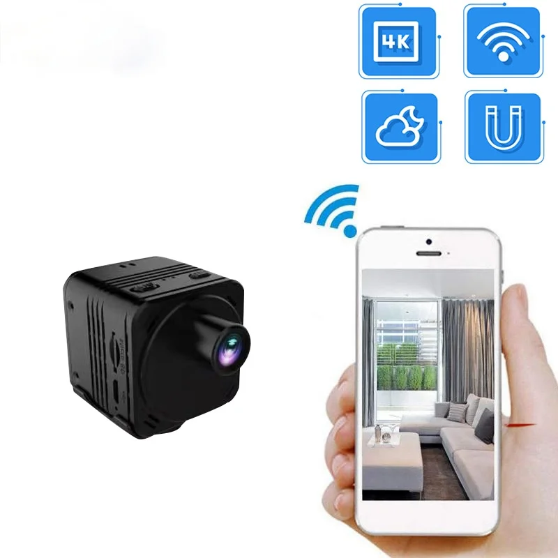 

Mini Camera Sailvde Security Protection 4K WiFi Smart Wireless Camcorder IP Hotspot Small Cam Motion Detection Espia Video Micro