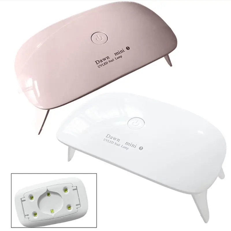 

6W Mini Size Mouse UV Dryer Nail Lamp Portable USB UV LED Nail Dryer Light 45S 60S Timer Setting UV Resin Curing Lamp