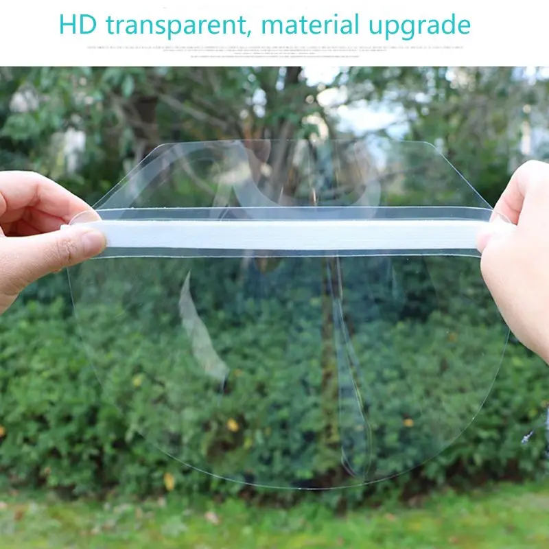 Прозрачная Пыленепроницаемая маска против слюны для полного покрытия лица