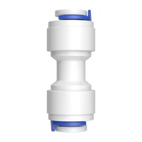 50pcslot 14 straight ro water fitting 6 5mm coupling equal pom hose pe pipe connector water filter parts
