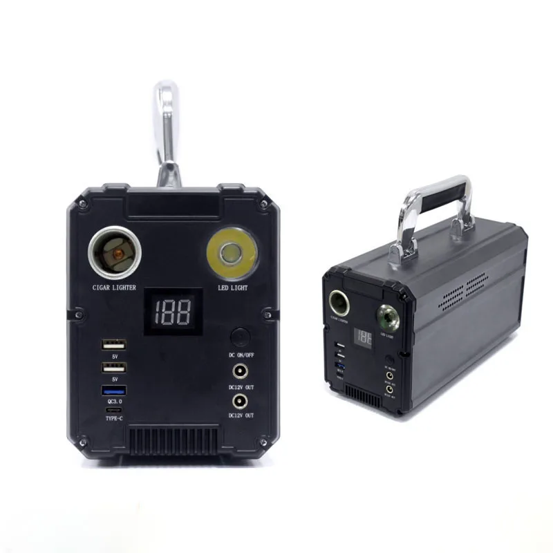 

300Wh Power Station outdoors activities High Quality LiPolymer Batteries Handled 9-24V/2.5A AC charger ciga lighter adapter