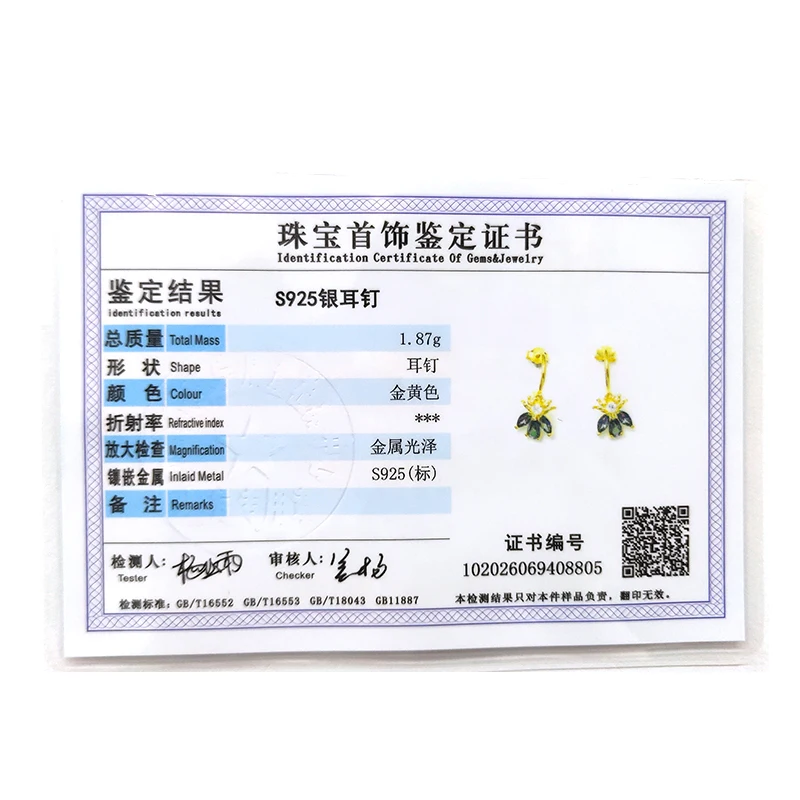 

BOAKO 925 Sterling Silver 2021 Summer Bee Collection Gems Tiny Piercing Drop Animal Pendant Jewelry Climber Studs Women Jewels