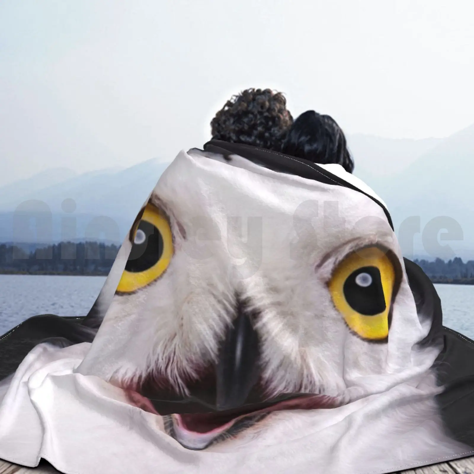 Красивая Снежная сова Strix Scandiaca одеяло с желтыми глазами супермягкая теплая