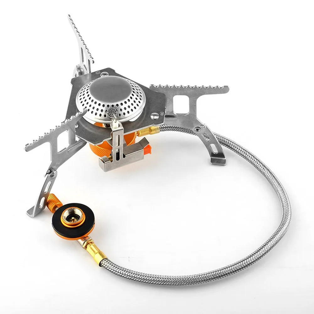 

Outdoor Gas Stove Camping Cooking Gas Adapter Conversion Gas Burner Foldable Electronic Hiking Portable Split Stoves Gas Burner