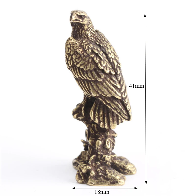 Ручной работы латунные орнаменты в виде орла винтажные Чистая медь птица офисный