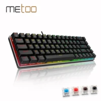gaming mechanical bluetoot keyboard 6887 keys with bluetooth2 4ghzusb rgb backlit blue red brown switch give the phone tablet