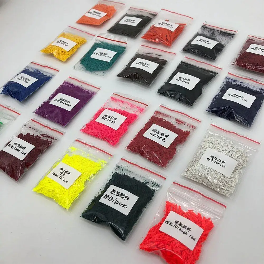 20 цветов 2 г на цвет восковой пигмент сделай сам для свечей краситель нетоксичный