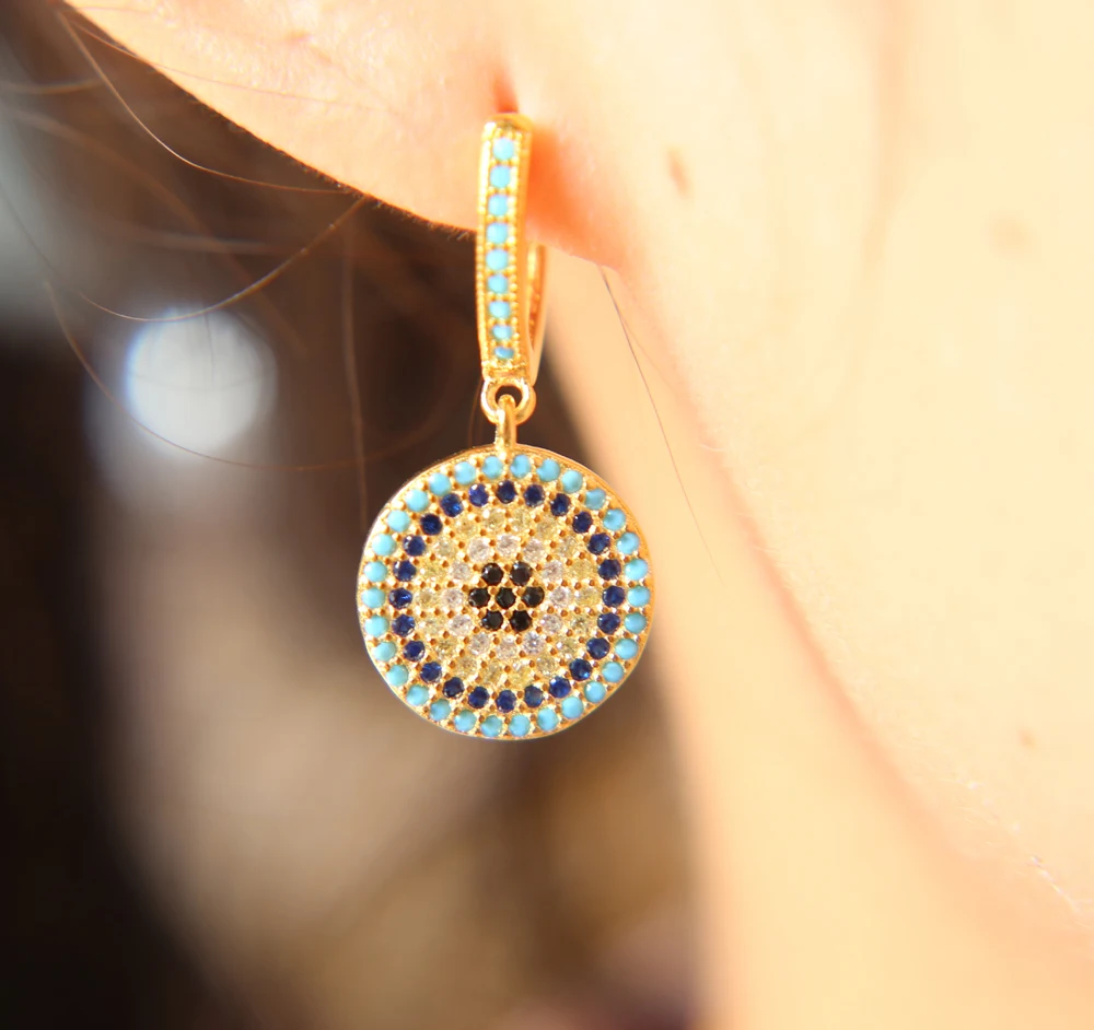 Женские серьги из серебра 100% пробы с фианитами|Серьги-гвоздики| |