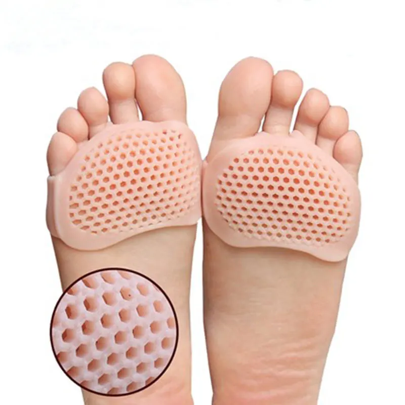 Dropshipping Silicone Padded Forefoot Insoles Shoes Pad Gel Insoles Breathable Health Care Shoe Insole High Heel Shoe Insert