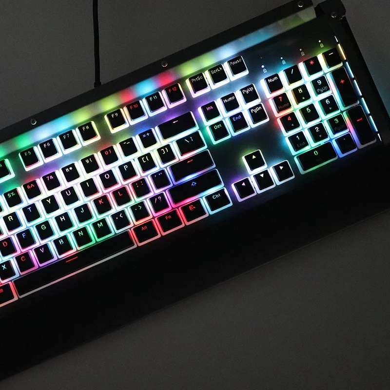 Механическая клавиатура Keycap PBT белый пудинг Двойная кожа молочный выстрел с