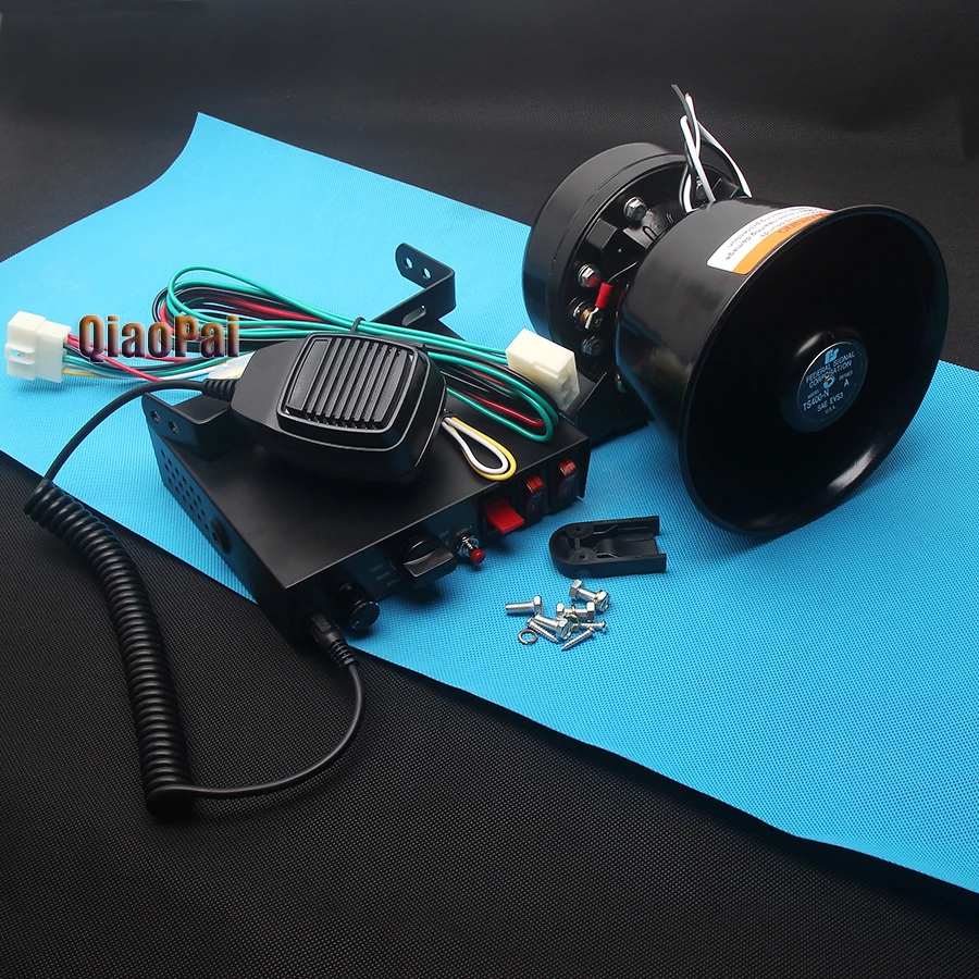 12V автомобильный звуковой сигнал 400W Динамик полицейская сирена тон