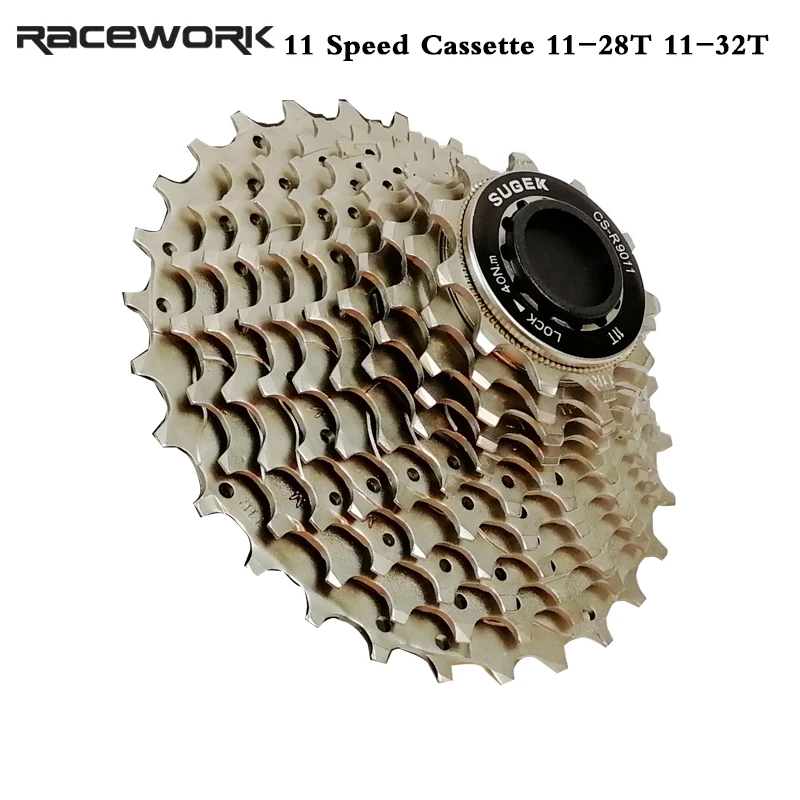 RACEWORK 11-28 лет 11-32 T Кассетная 11 velocidade дорожный мотоцикл Звездочка 11 Скорость кассета Fit маховик для дорожный велосипед SRAM Shimano