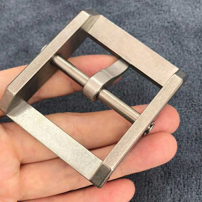 

Titanium Mens 40 mm Belt Buckle Head Detachable Fit to38 MM Width Belt 2020 Restoring Ancient Fashion Style Gift