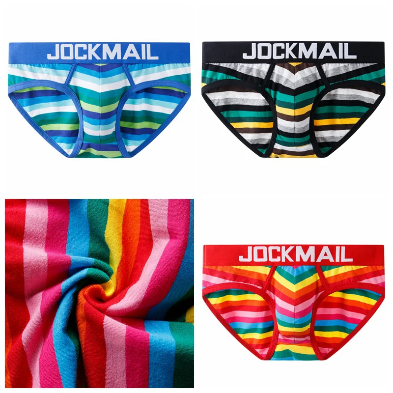 Трусы бикини JOCKMAIL мужские пикантное нижнее белье хлопковые трусы-джоки для геев |