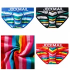 Трусы бикини JOCKMAIL мужские, пикантное нижнее белье, хлопковые трусы-джоки для геев
