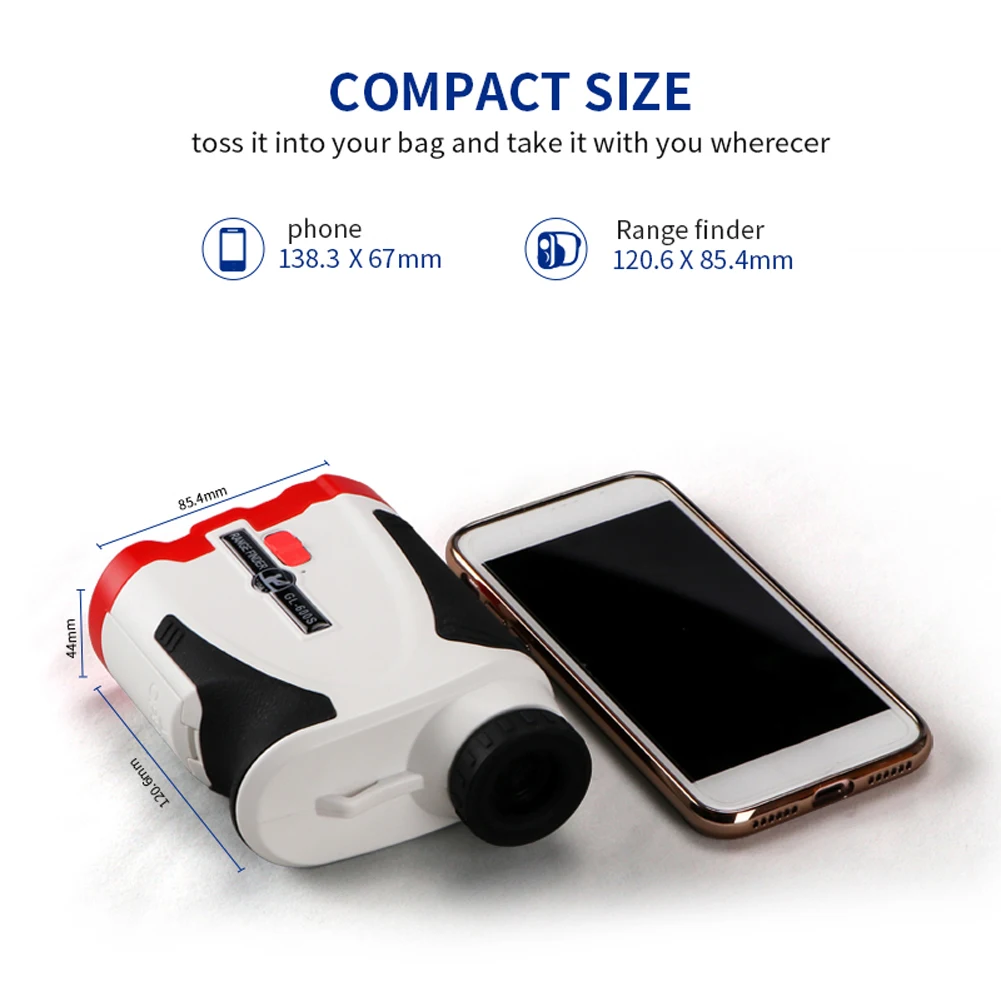 

5m~600m Handheld Laser Rangefinder 7X Magnification Distance Meter Monocular Telescope Tape Measure for Golf Sport Hunting
