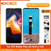 6 65 original amoled for zte nubia play 5g nx651j lcd display touch screen digitizer assembly repair parts for nubia play lcd