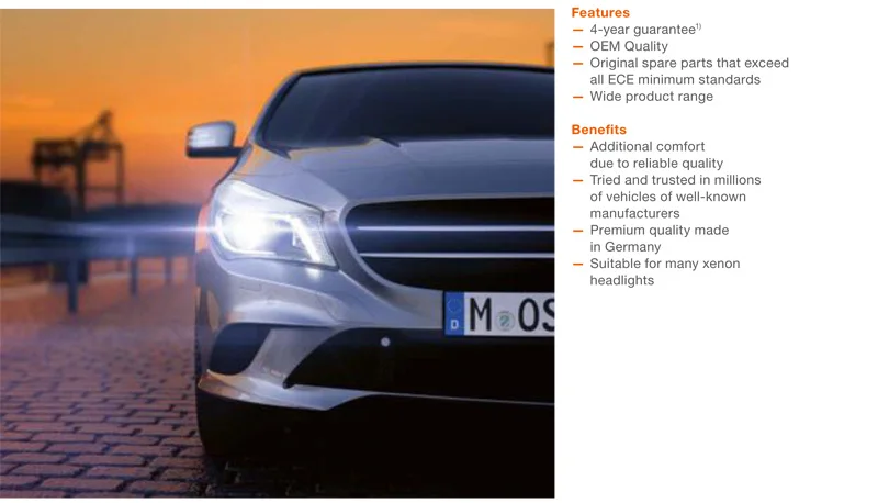 Ксеноновые лампы OSRAM D3S D1S 35 Вт D2S D4S автомобильные HID комплект для преобразования