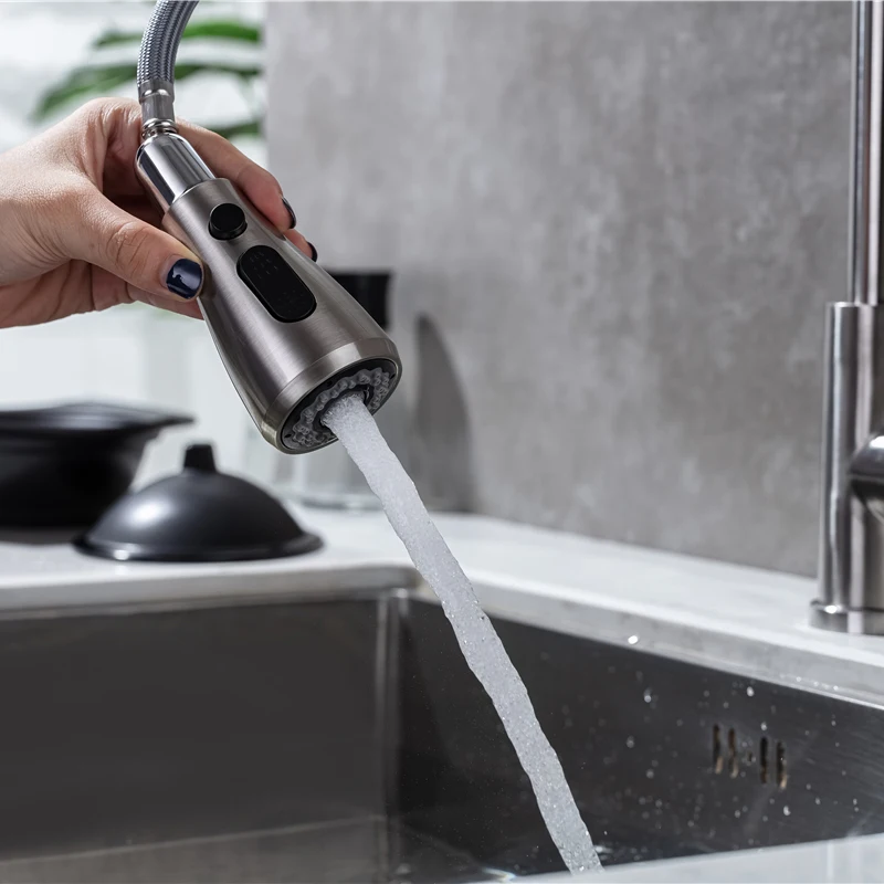 smart touch kitchen faucets hot cold pull out kitchen sink mixertap deck mounted single handle sensor touch ktichen mixer faucet free global shipping