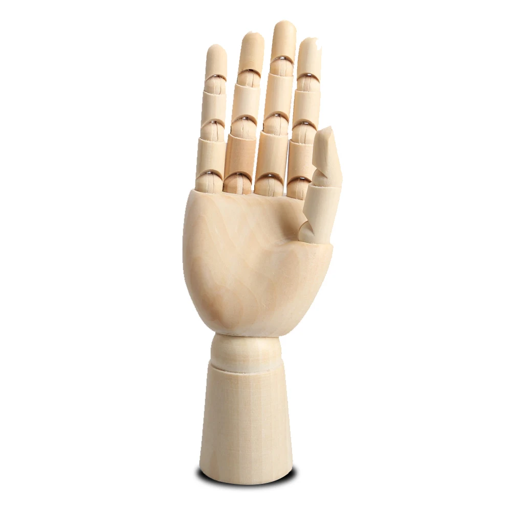 18X6cm Wooden Artist Right Hand Gift Art Alternatives SKETCH Flexible | Дом и сад