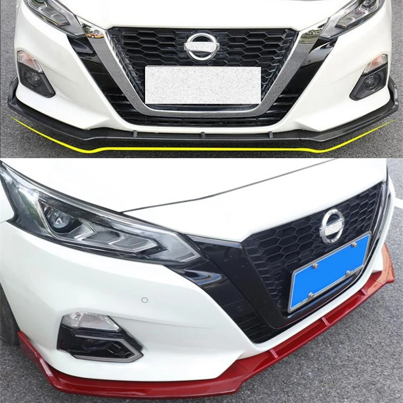 

CEYUSOT для 3 шт. Nissan Altima Teana автомобильный передний спойлер сепаратор ABS передний бампер Защита от столкновений фитинг Teana 2019 +