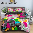 Комплект постельного белья с геометрическим рисунком для спальни, мягкое постельное белье, удобный пододеяльник, односпальный, двойной, полноразмерный, Королевский