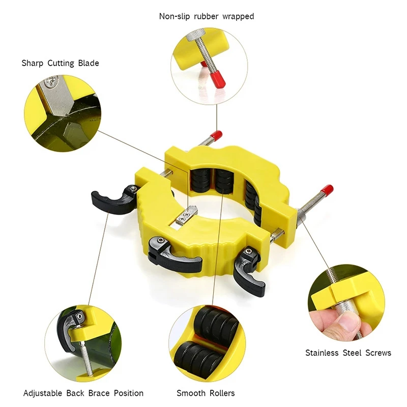 

Bottle Cutter Glass Wine Beer Champagne Stainless Steel Better Cutting Control Create Glass Sculptures Catchers