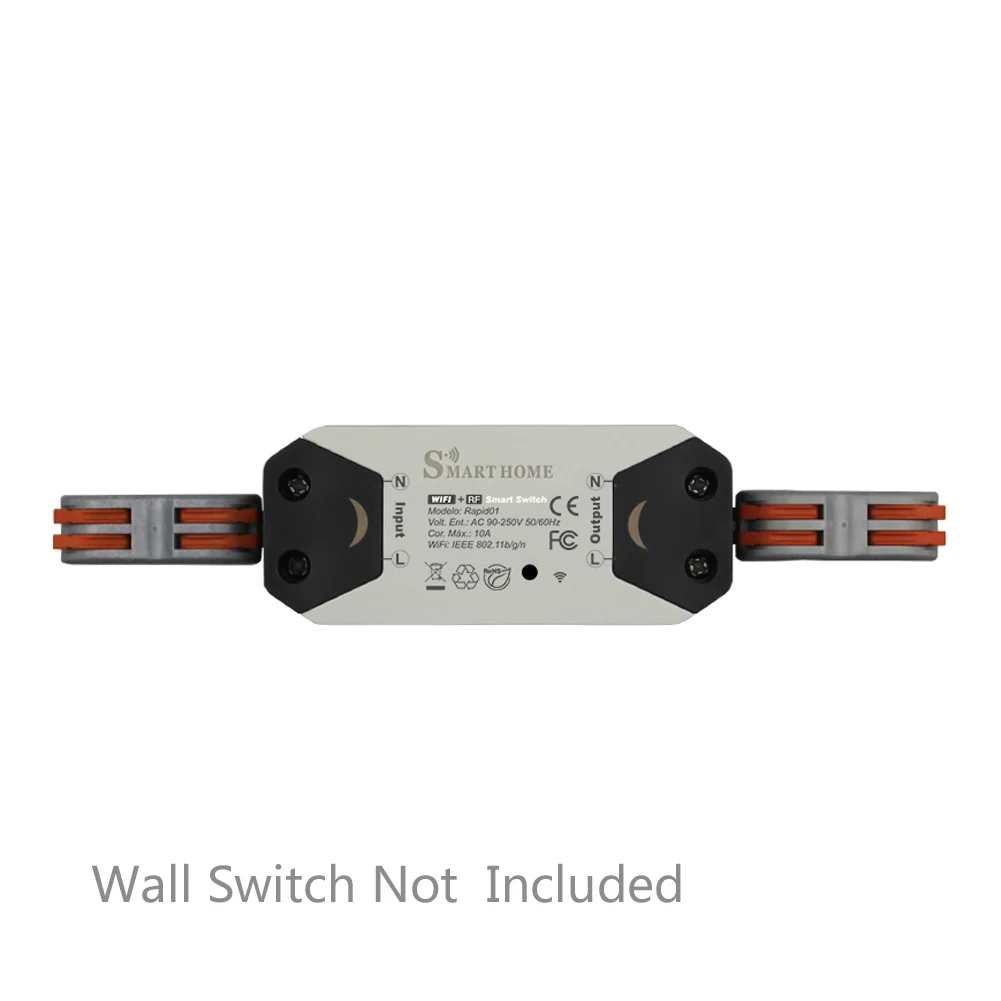 RF SS8839 Wifi беспроводной пульт дистанционного управления смарт-переключатель настенная панель передатчик, приложение Smart Life/Tuya работает с Alexa Google Home RF433Mhz - Цвет: RF SS8839