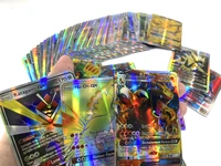 60 pcs no repeat pokemons french card gx takara tomy pikachu shining cards ex vmax game battle carte trading children toys gifts