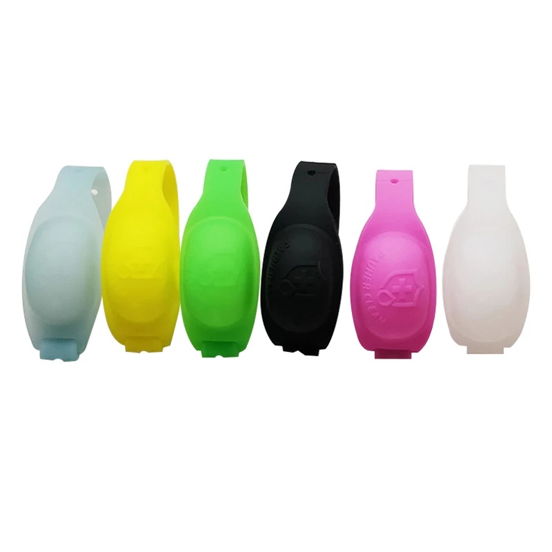 

Hand Sanitizer Wristband Silicone Watch Strap Children No-Clean Hand Sanitizer Bracelet Adult Silicone Bracelet