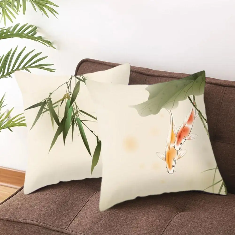 

Japanese Style Pillow Living Room Sofa Cushion Cover Car And Office Waist Support Pillow Cushion Bed Head Backrest Cushion Case