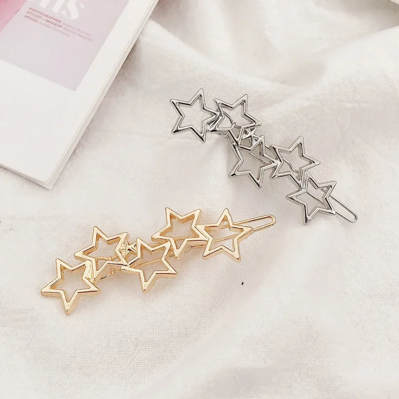 Новинка 2019 женские винтажные золотистые шпильки для волос из сплава милые