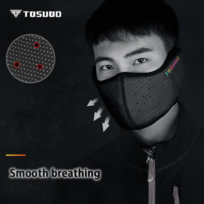 TOSUOD зимний спортивный Чехол для лица велосипедная маска бега лыжная сохраняющая